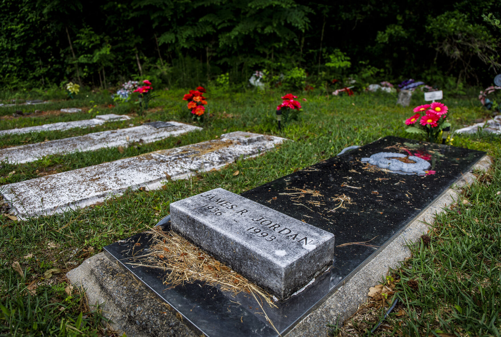 James Jordan's interred ashes